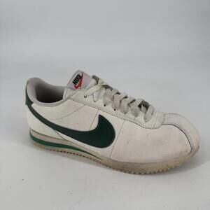 Nike shoes womens 9 white green cortez sneakers streetwear 90s y2k low top